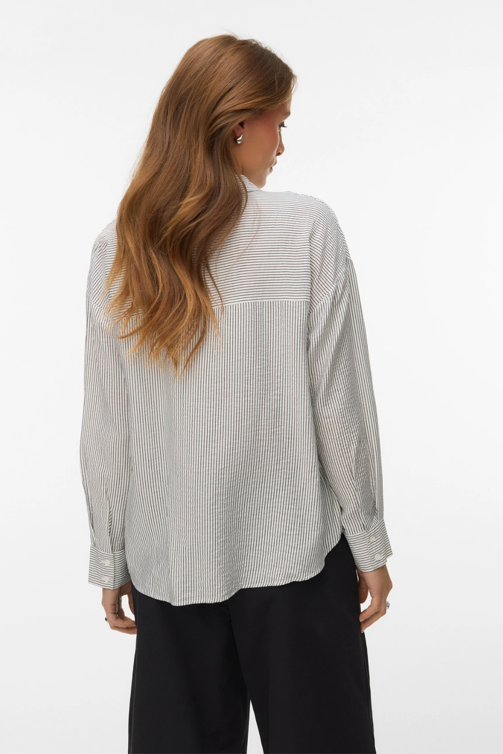 Kaja Ls Shirt - Snow White Amanda Black