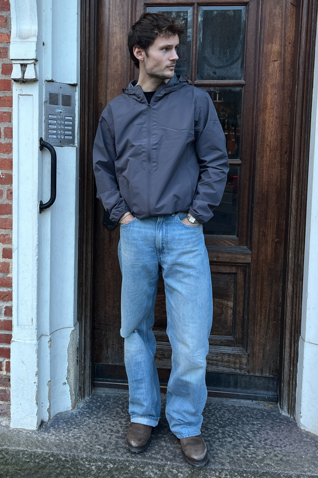 Windbreaker - Mørkegrå