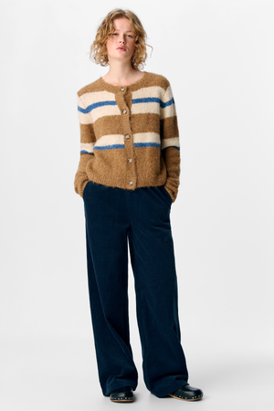 Galia Strikket Cardigan - Tannin Melange