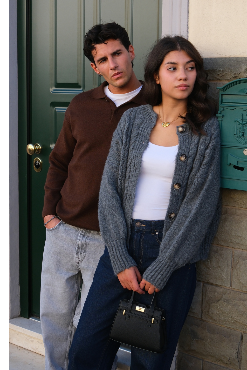 Botton Knit - Mid Gray