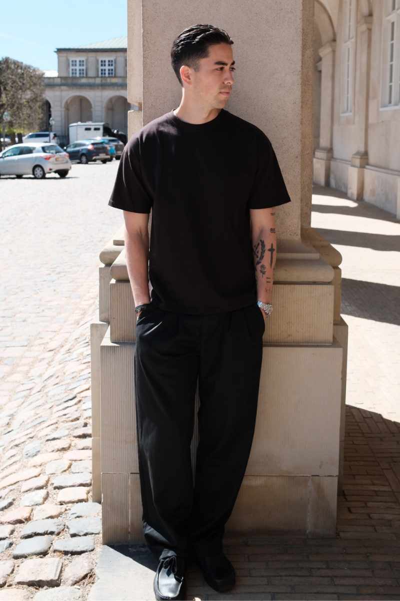 Heavy Boxfit Tee - Sort