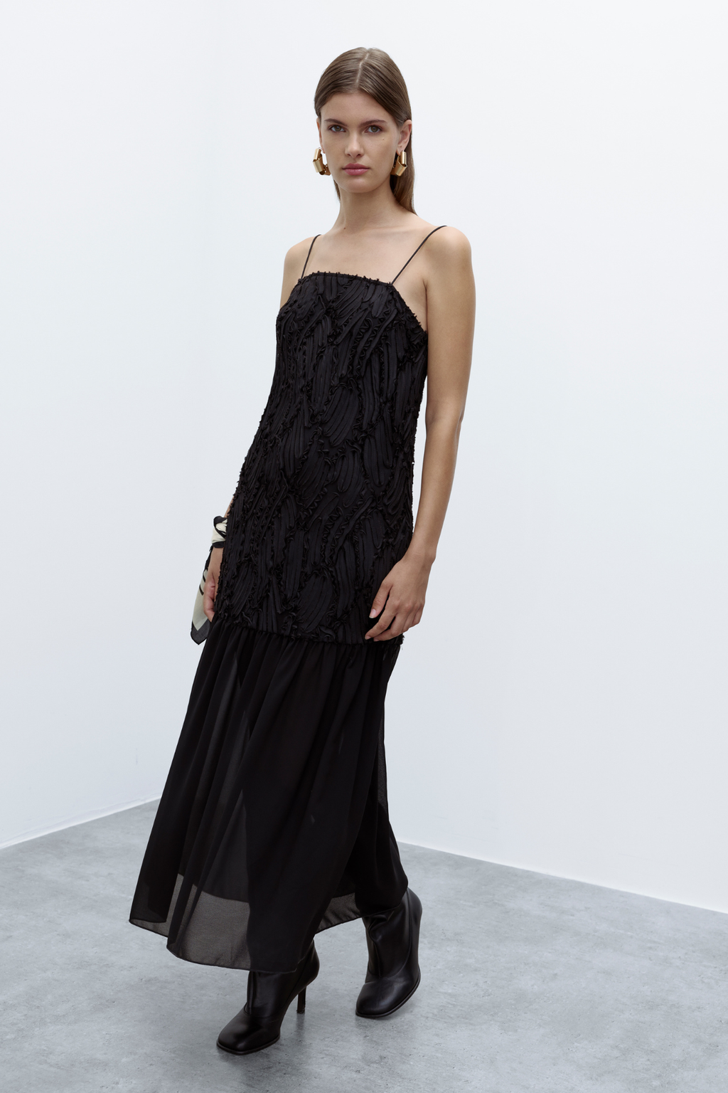 Silla Strop Kjole - Sort