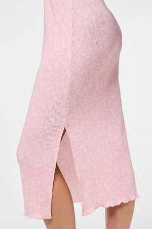 Flora Midi Dress - Roseate Spoonbill Flower