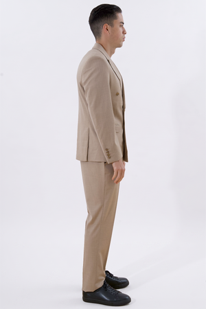 Klassisk Blazer - Beige Melange