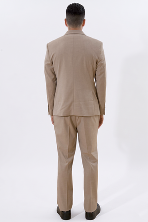 Klassisk Blazer - Beige Melange