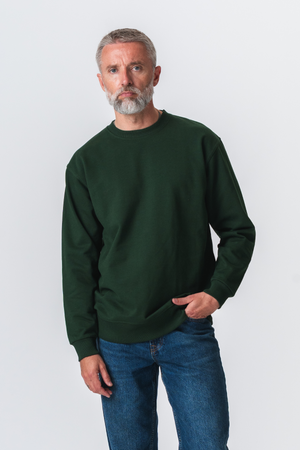 Basic Crewneck - Mørkegrøn