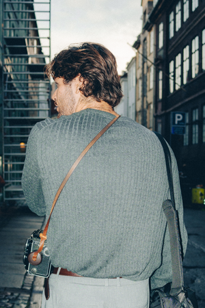 Pullover Kabel Strik - Charcoal Melange