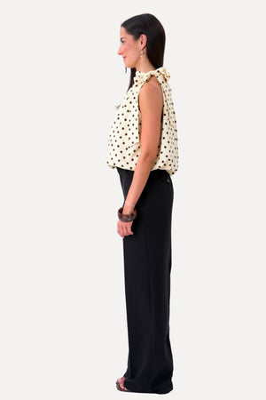 Wilma Top - Gul/Brun