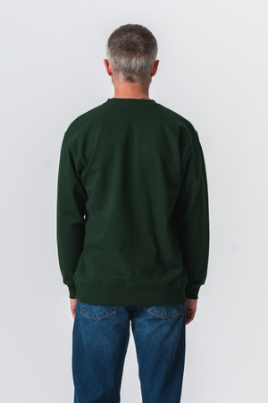 Basic Crewneck - Mørkegrøn