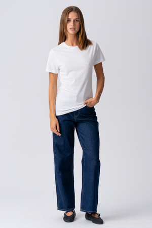 Basic Let T-shirt - Hvid