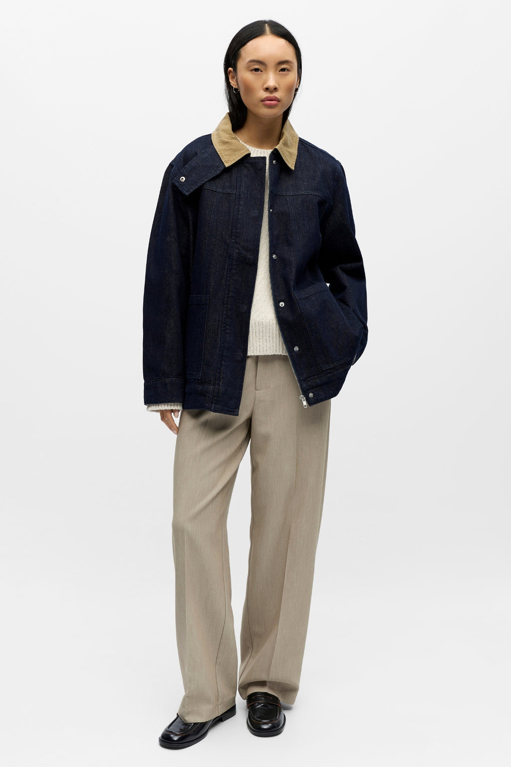 Sirenna Denim Jakke - Mørkeblå Denim