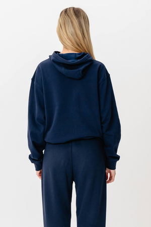 Hoodie Uden Snor - Navy