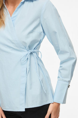 Lumi V-Neck Slå-om Top - Nantucket Breeze