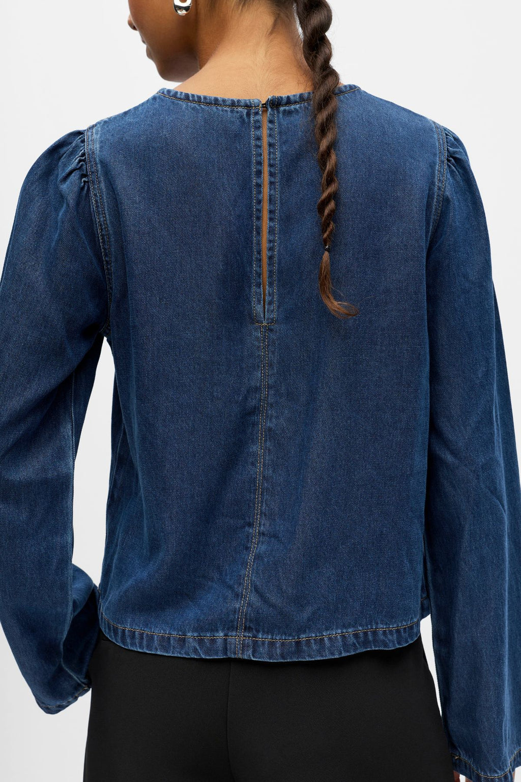 Frame Top - Mørkeblå Denim