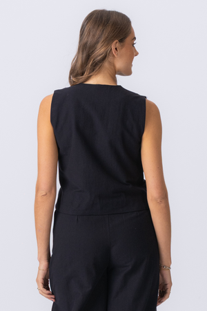 Melissa Vest - Sort