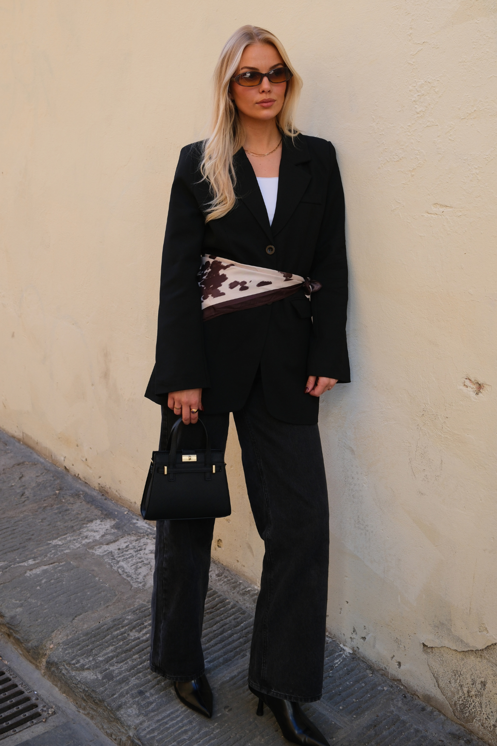 Claire Oversized Blazer - Sort