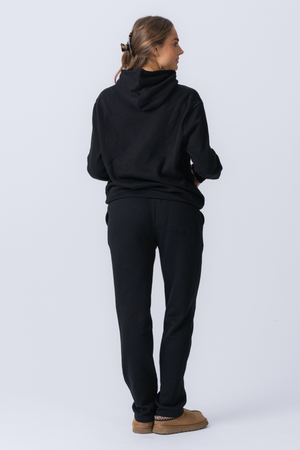 Essential Hooded Sweatset til Dame - Sort
