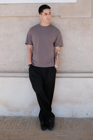 Heavy Boxfit Tee - Mørkegrå