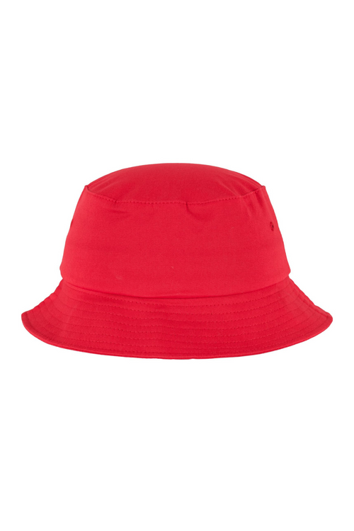 Cotton Twill Bucket Hat - Red