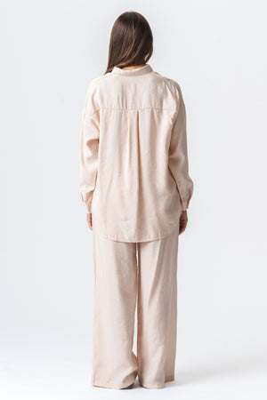 Mia Bukser + Mia Skjorte (Beige)