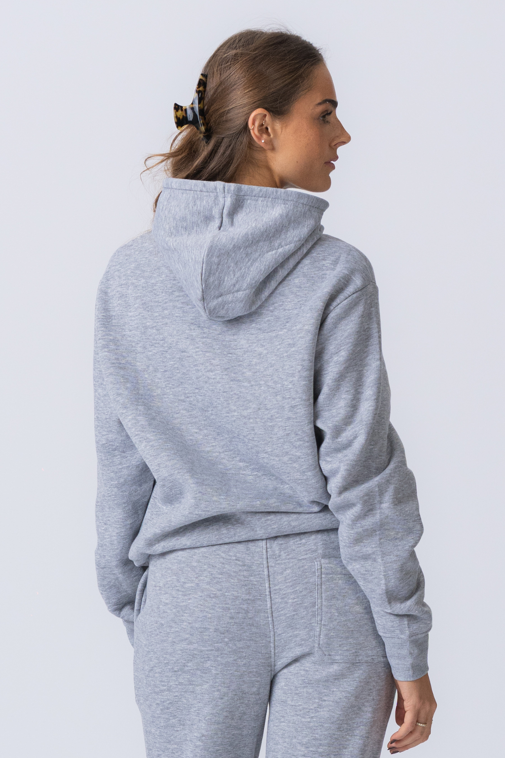 Essential Hoodie - Grå Melange