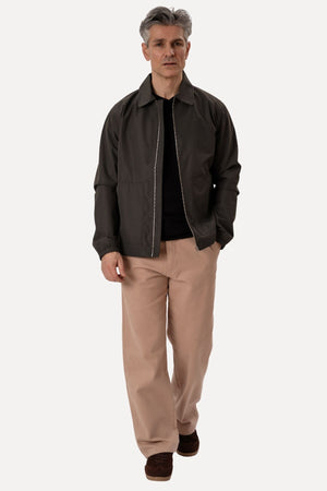 Short Zip Jacket - Mørkegrøn