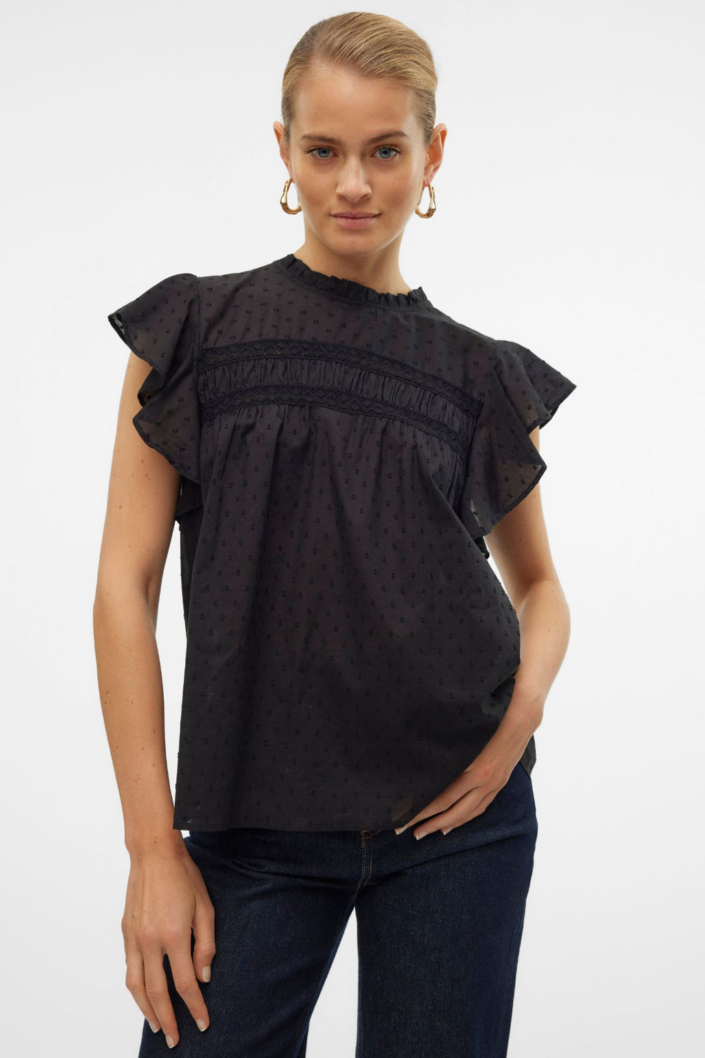 Trine Top - Sort