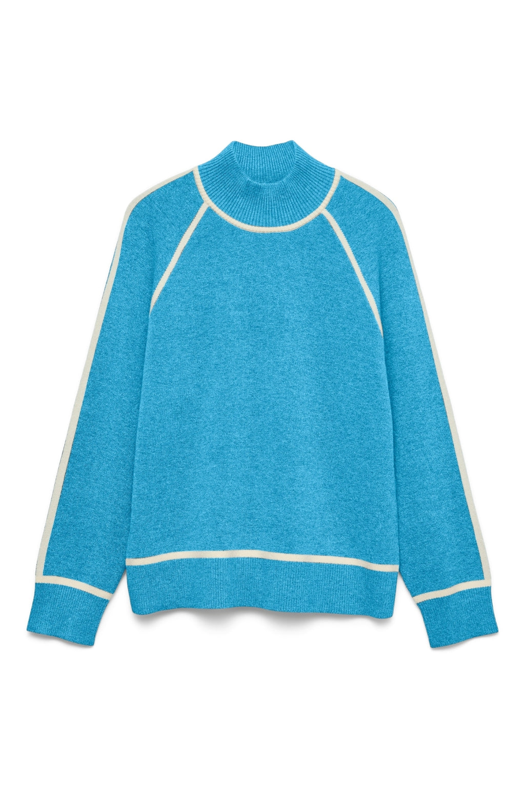 Gold Højhalset Pullover - Alaskan Blue W. Birch