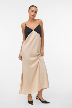 Joy Singlet Ankelkjole - Black Cement Contrast