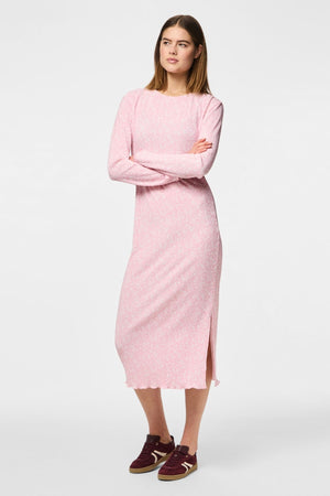 Flora Midi Dress - Roseate Spoonbill Flower
