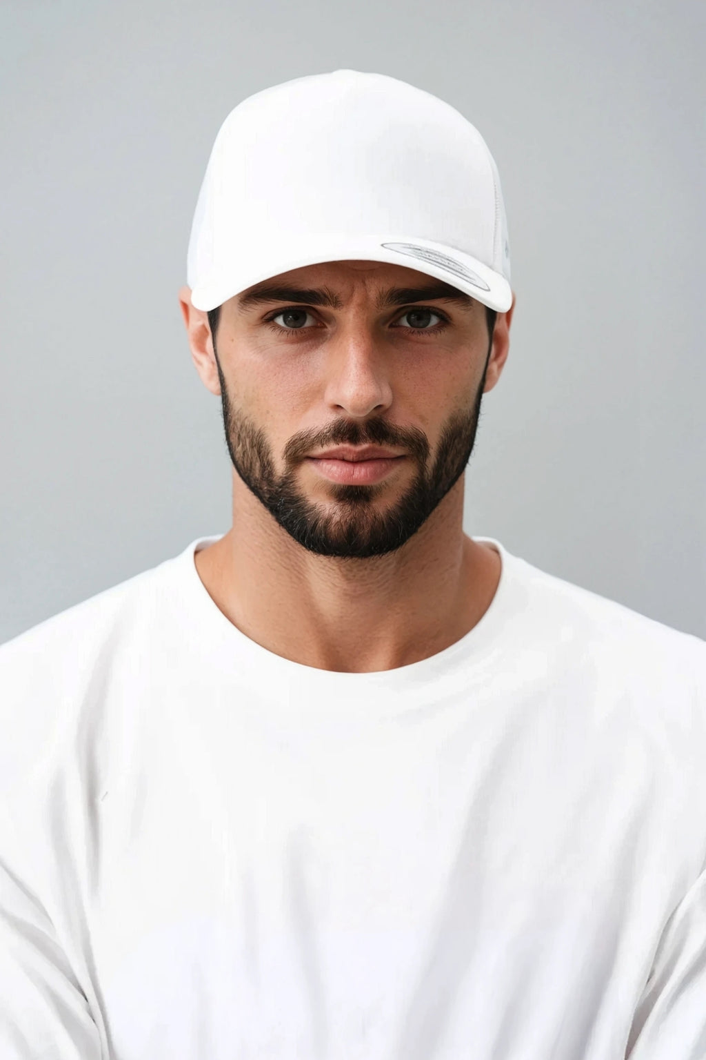 Retro Trucker Cap - White