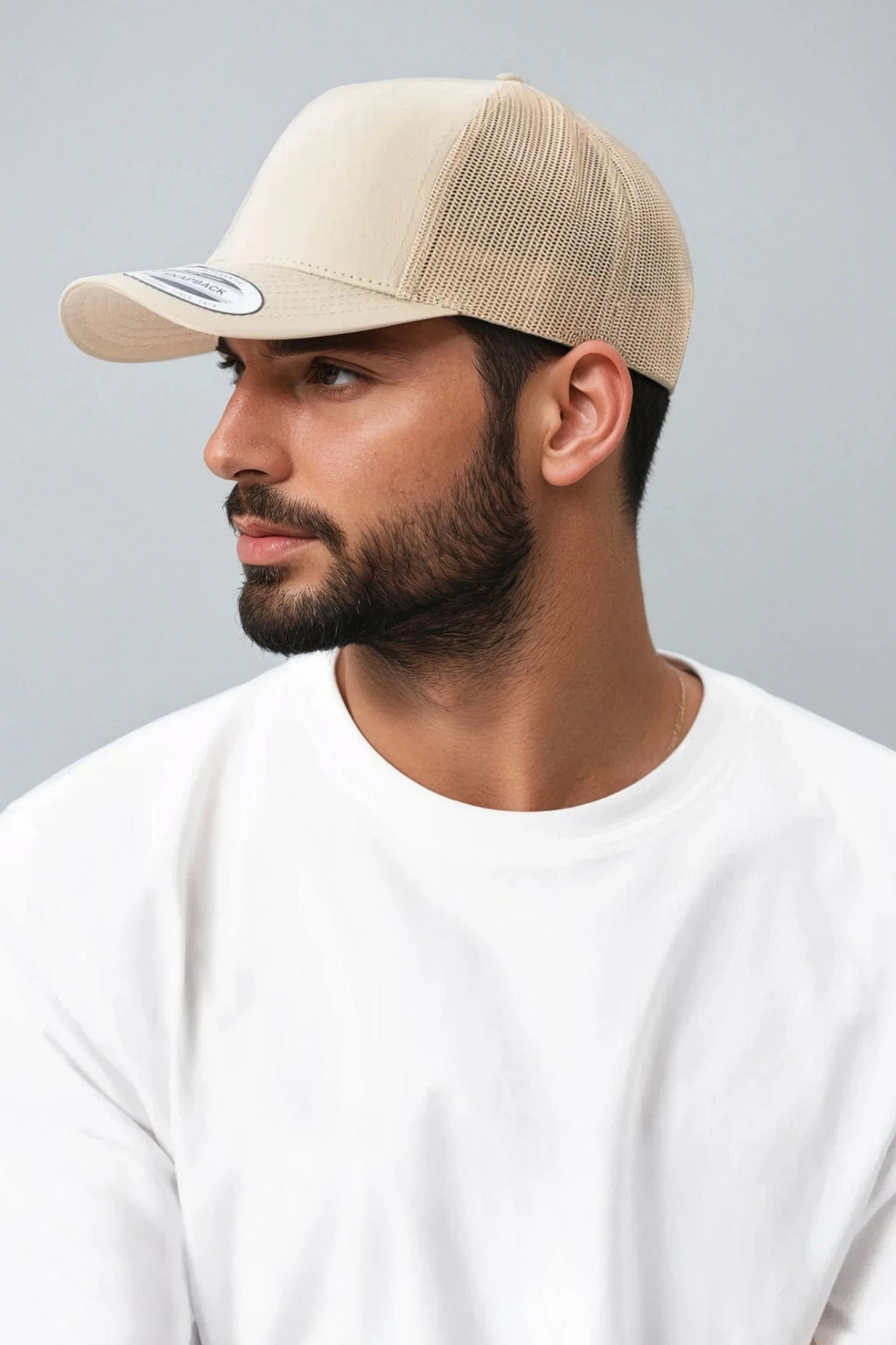 Retro Trucker Cap - Khaki