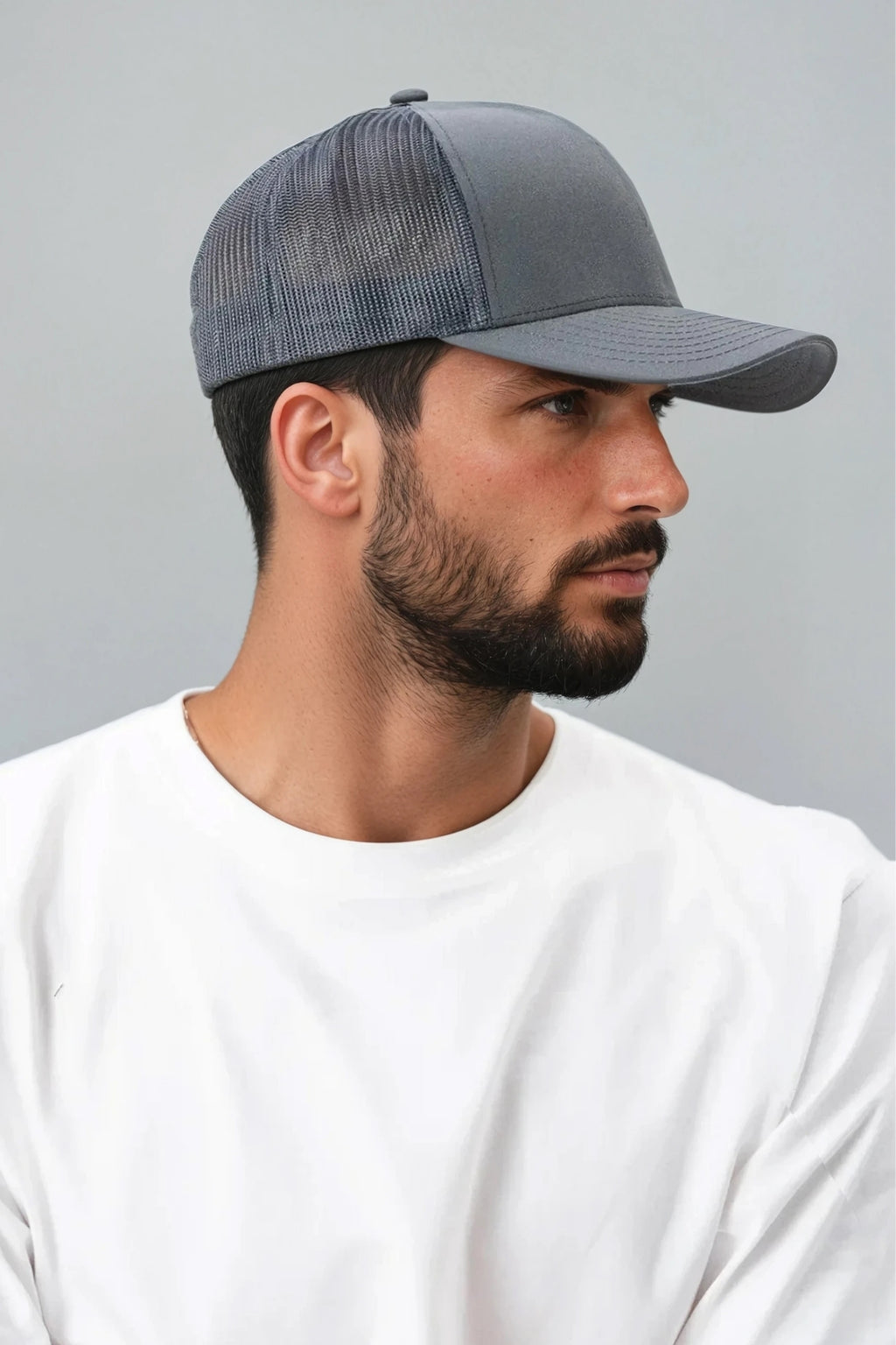 Retro Trucker Cap - Charcoal