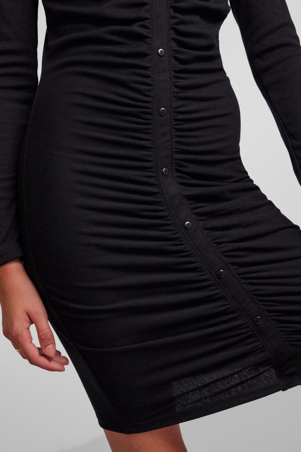 Norma Long Sleeve Dress - Sort