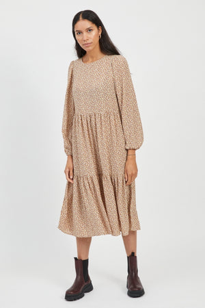 Pals blomstret kjole - Birch