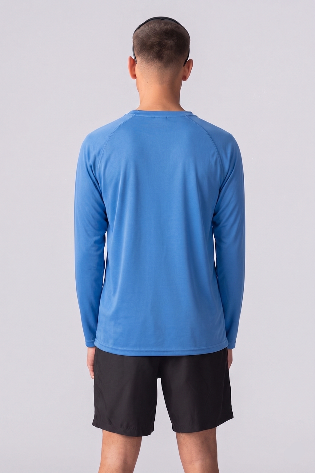 Langærmet Trænings T-shirt - Blå