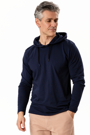 Light Hoodie - Blue Navy