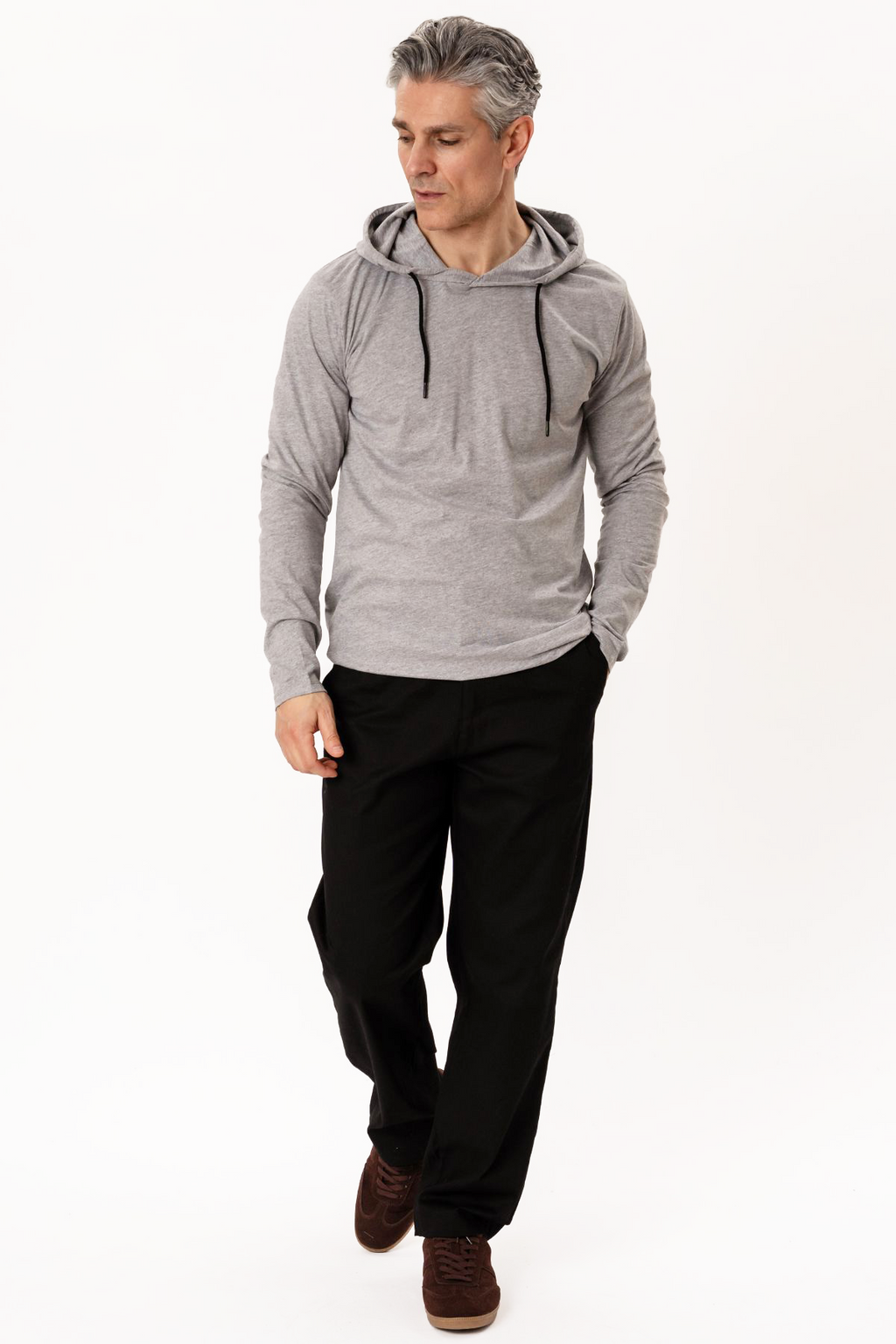 Light Hoodie - Lysegrå