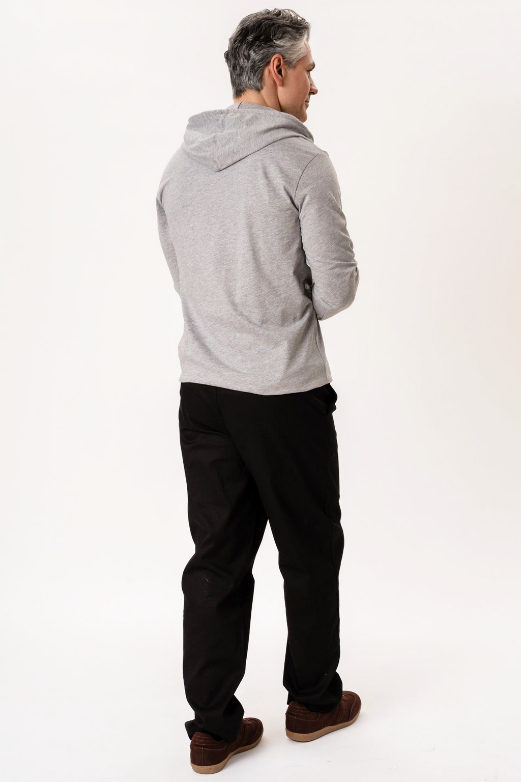 Light Hoodie - Lysegrå