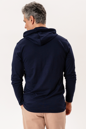 Light Hoodie - Blue Navy