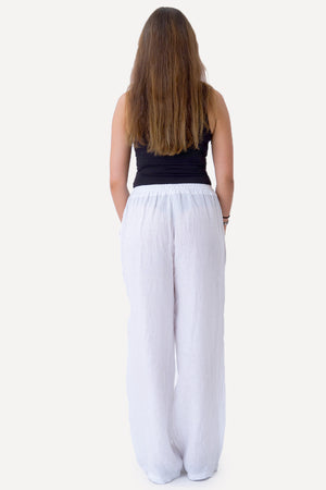 Astrid Hør Pants - Hvid