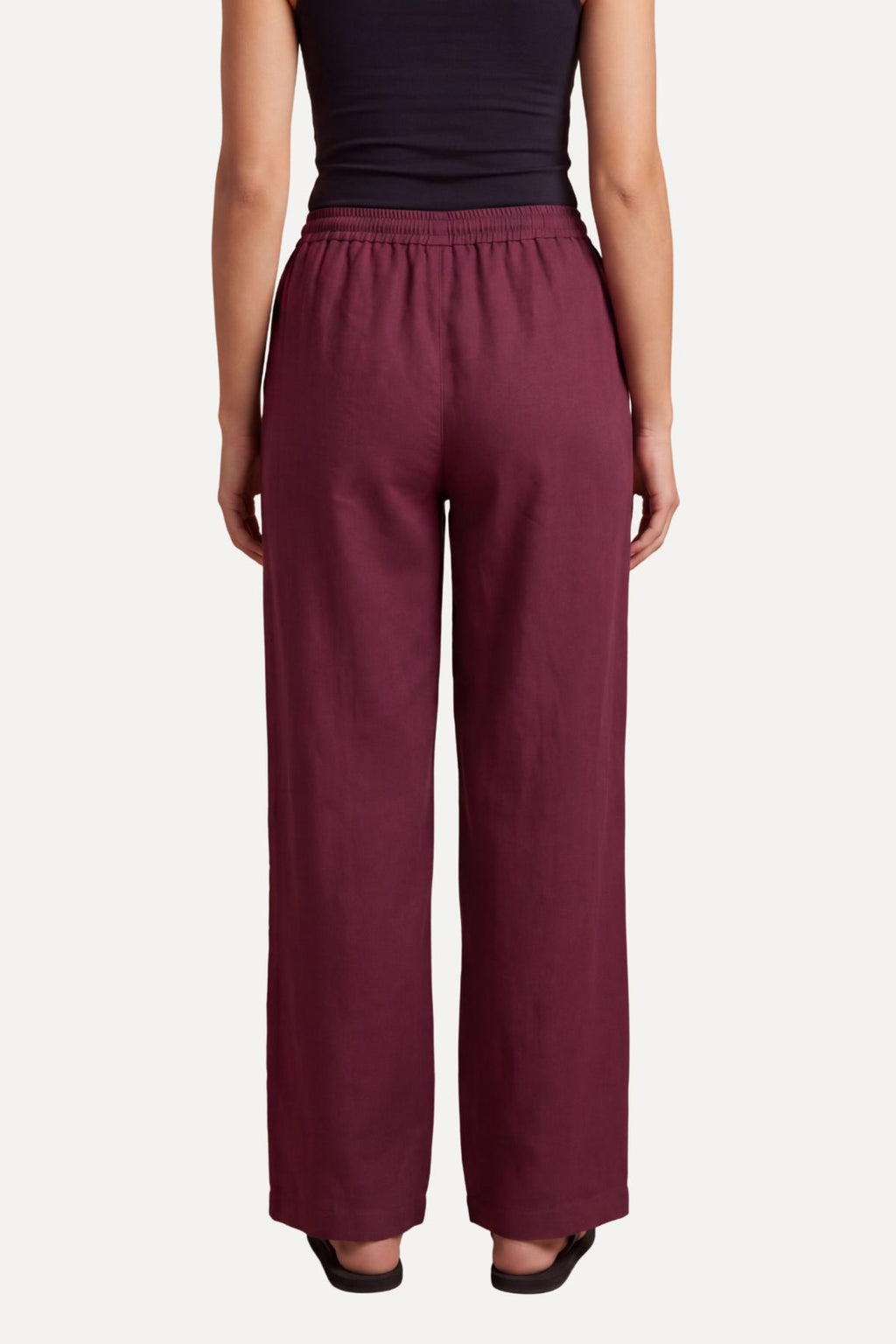 Astrid Hør Pants - Rød