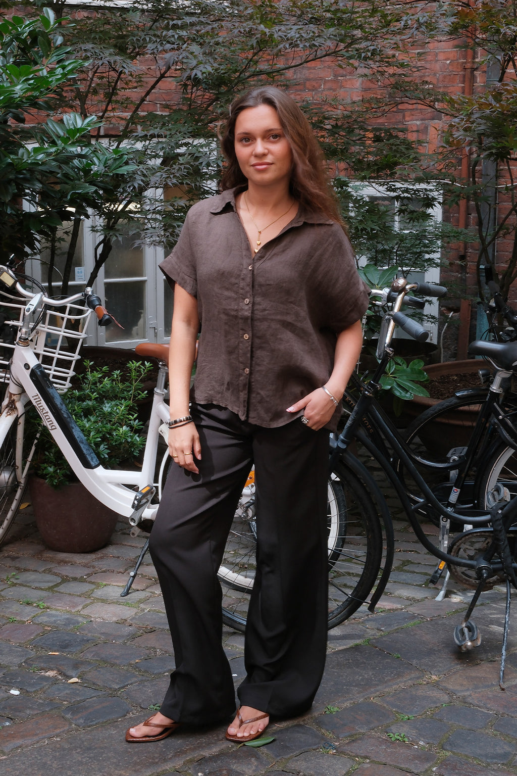 Astrid Hørskjorte - Brun