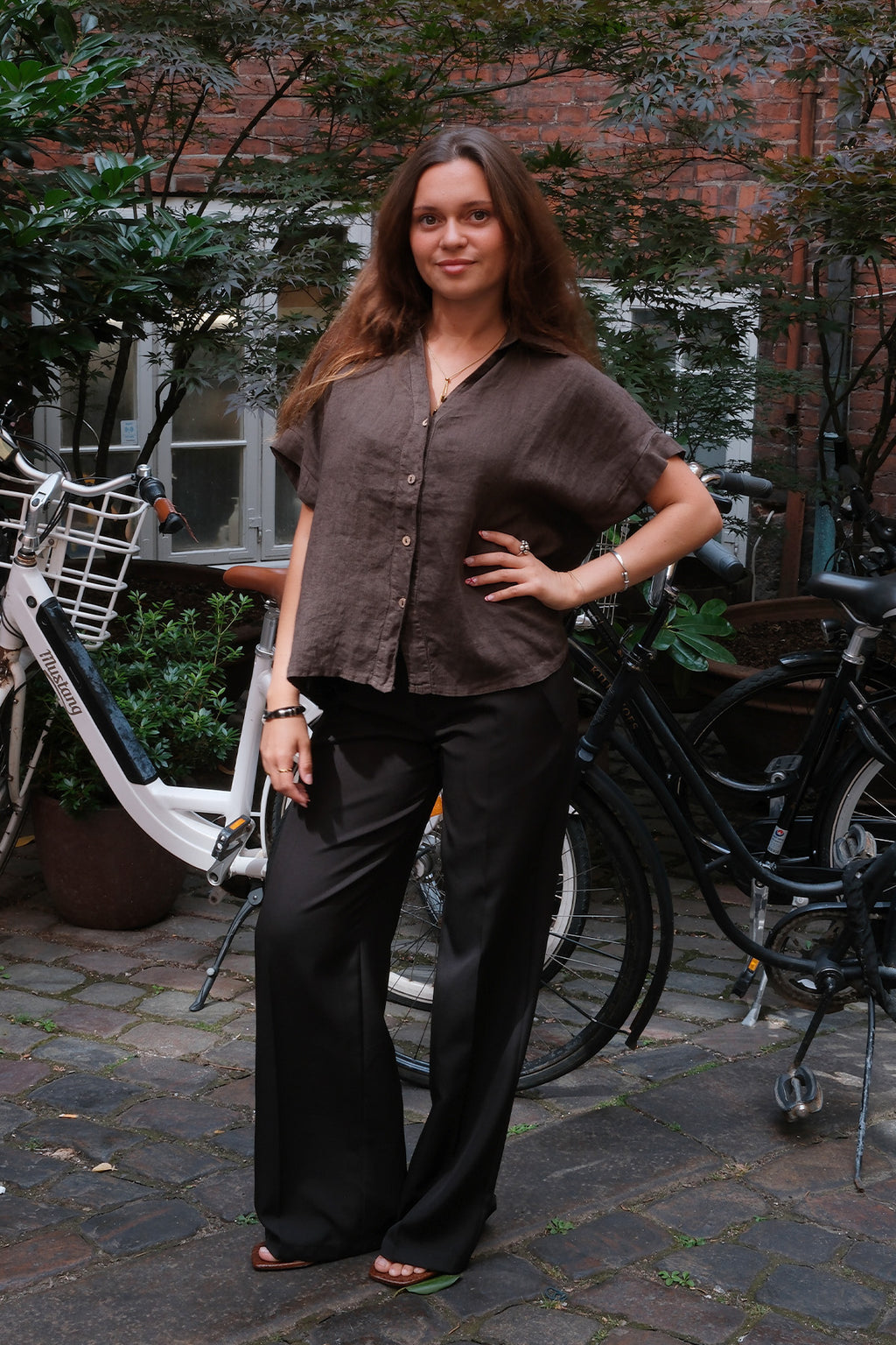 Astrid Hørskjorte - Brun