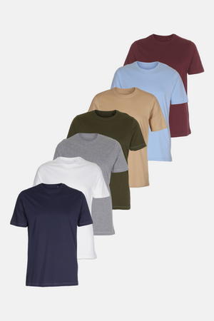 Basic T-Shirts - (7 stk.)