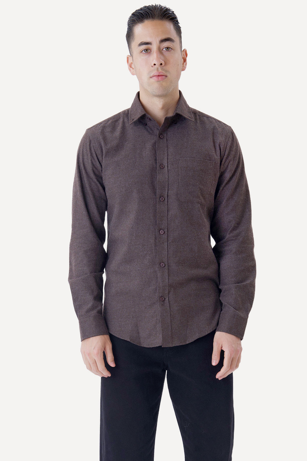 Flannel Skjorte - Brun