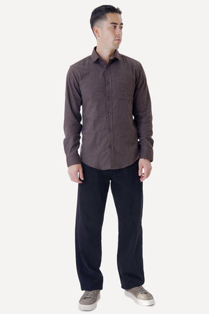 Flannel Skjorte - Brun