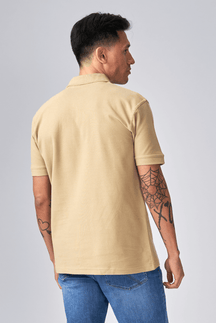 Oversized Polo shirt- Khaki