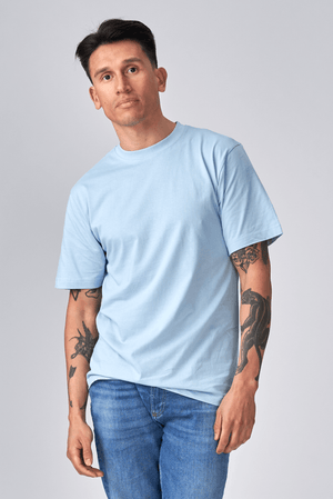 Oversized T-shirt - Lyseblå