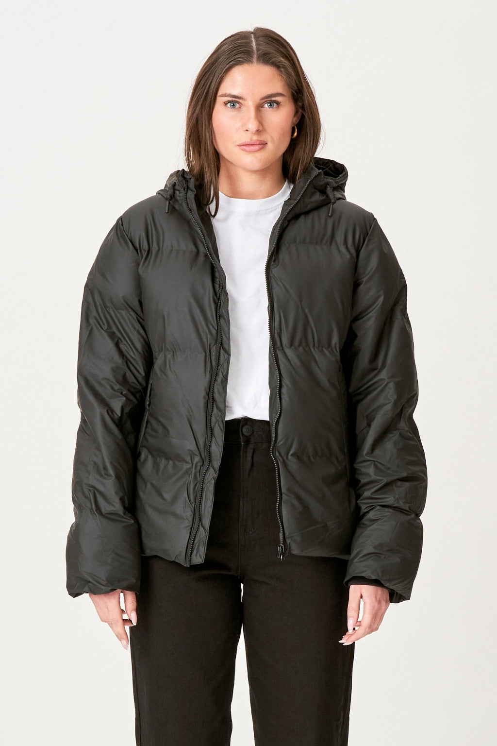 Lexie Coated Jacket - Sort